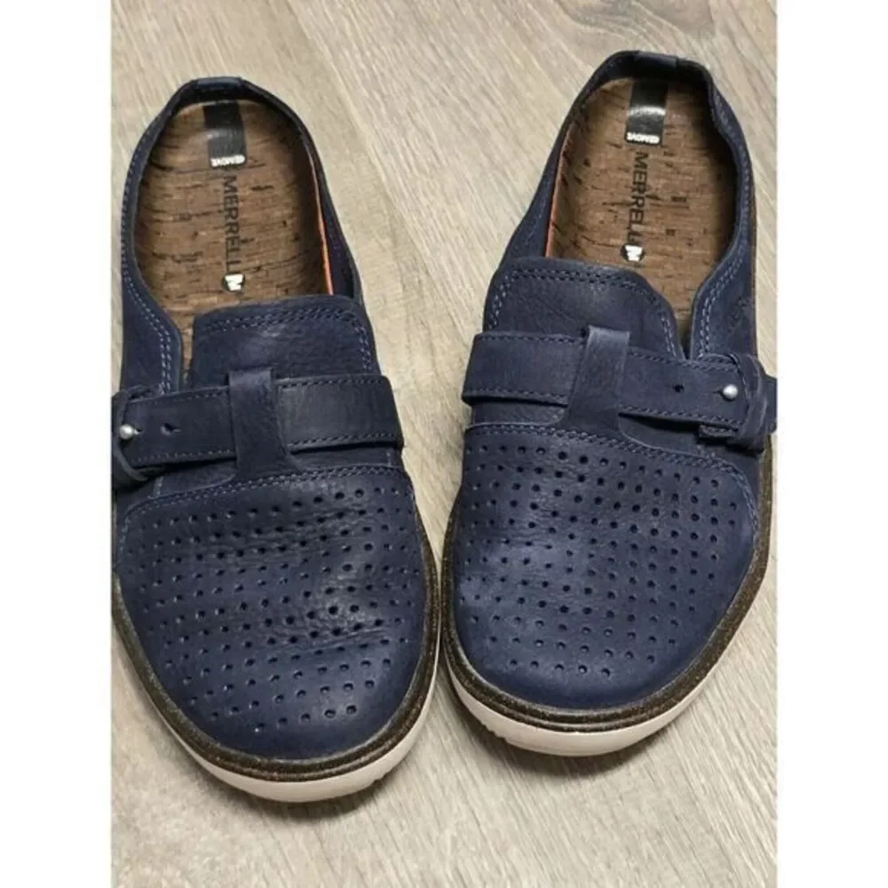 Men's Merrell‎ Select Move Navy Blue Slip-On Shoes Size 6.5